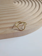 Bague ronde ajourée