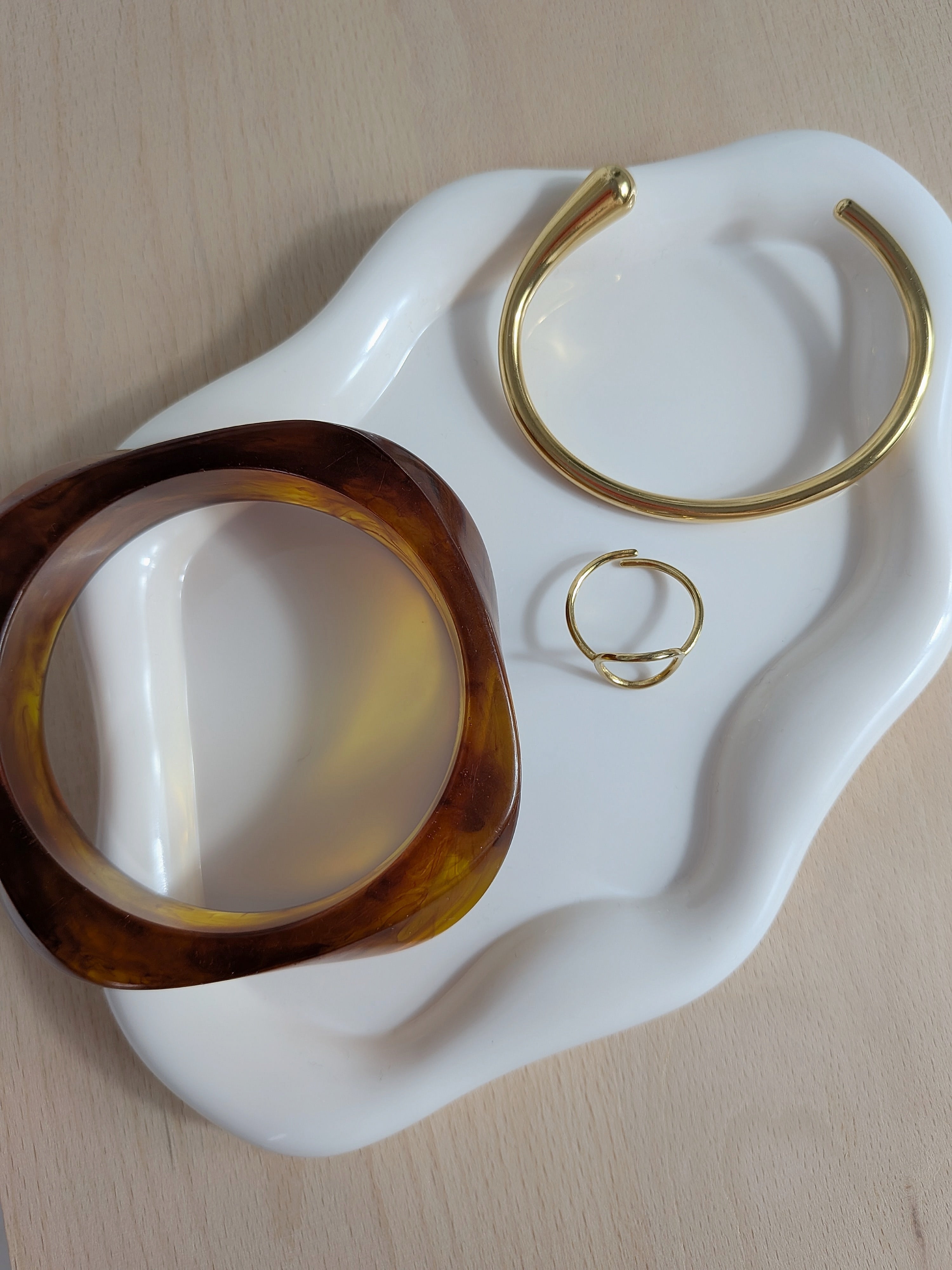 Bracelet Jonc Marron