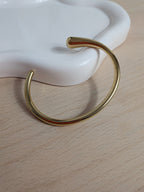 Bracelet Jonc ovale doré