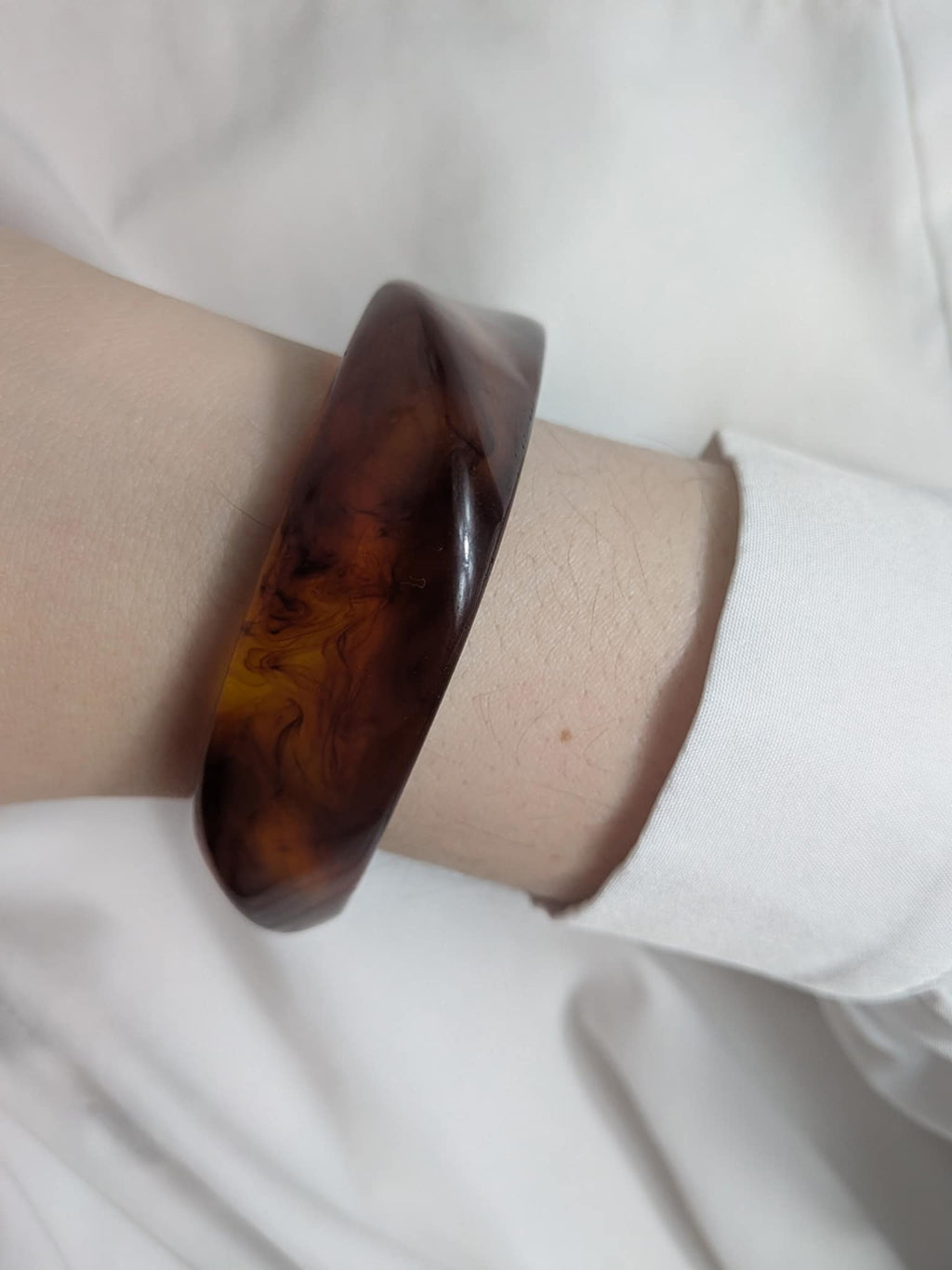 Bracelet Jonc Marron